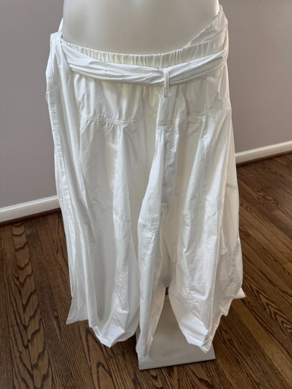 ODEEH White Tie Belt Midi Skirt Size 36 / 4